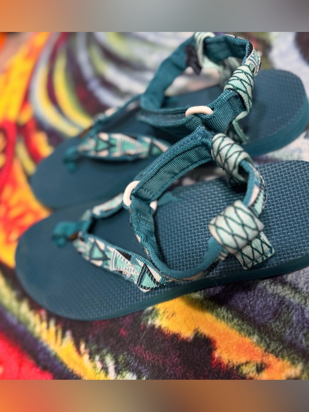 Rare Teva Sandals, with Toe Post
